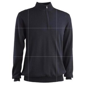 Greg Norman Sweater Knit Pima Cotton 1/4 Zip Pullover Golf Mens Sz S